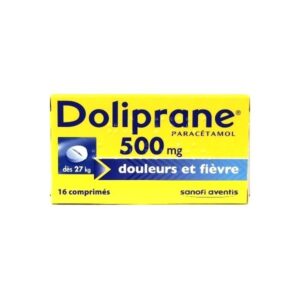 Doliprane 500 mg 16 comprimés