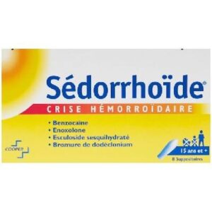 SÉDORRHOÏDE SUPPOSITOIRES