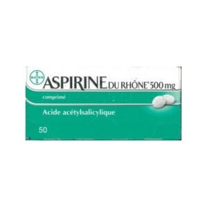 Aspirine du rhône 500 mg 50 comprimés