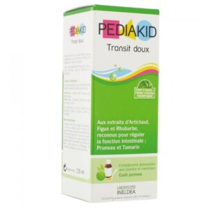 PEDIAKID TRANSIT DOUX SIROP ENFANT GOÛT POMME 125ML