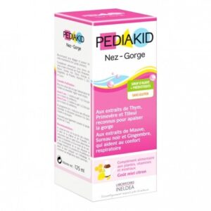 PEDIAKID NEZ-GORGE SIROP GOUT MIEL CITRON 125ML