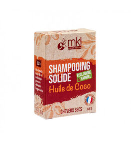 MKL Green Nature Shampoing Solide Huile de Coco Cheveux Secs 65 g