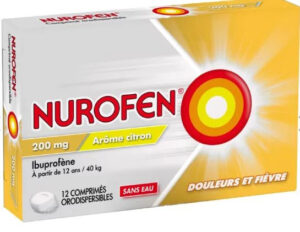 Nurofen 200mg citron 12 comprimés orodispersibles