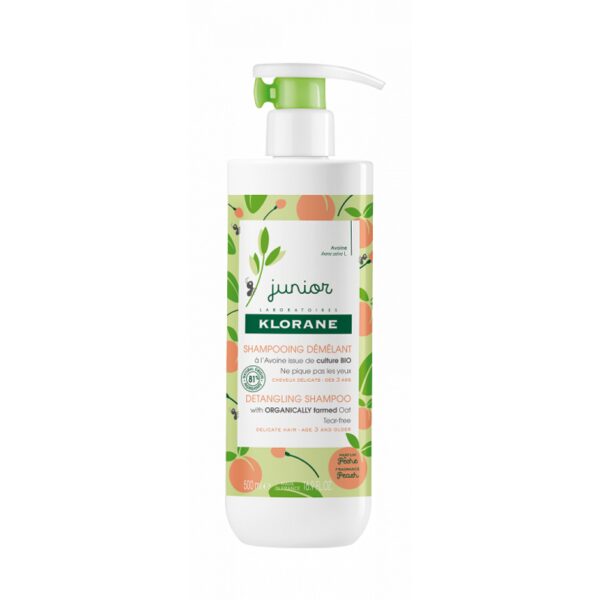 Klorane Junior Shampoing démêlant pêche - 500ml