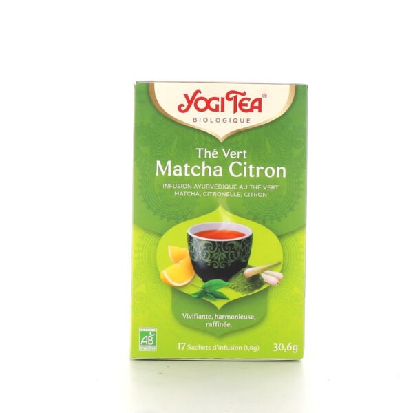 Yogi Tea Thé Vert Matcha Citron - 17 sachets