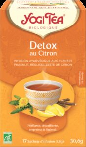 Yogi Tea Infusion Détox Citron 17 sachets