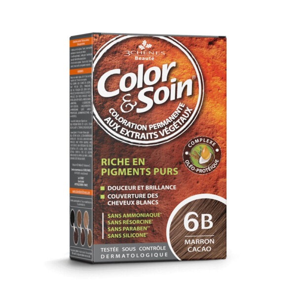 3 CHENES COLOR ET SOIN MARRON CACAO 6B