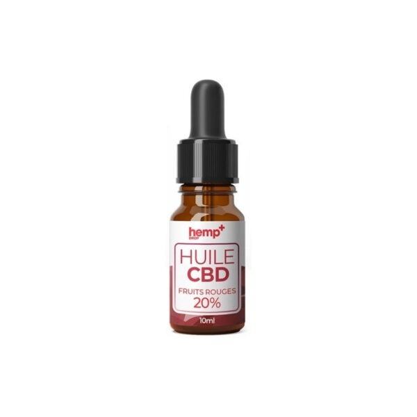 Hemp+ - Huile CBD 20% - 10ml - Fruit rouge