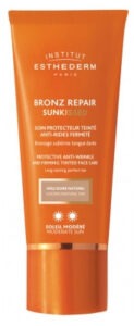 Institut Esthederm Bronz Repair Soin Protecteur Teinté Anti-Rides Fermeté Soleil Modéré 50 ml