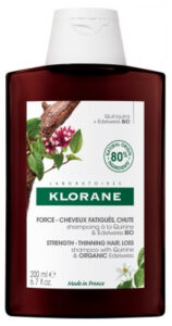 Klorane Force - Cheveux Fatigués & Chute Shampoing à la Quinine et Edelweiss Bio 200 ml