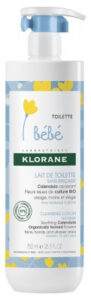 Klorane Bébé Lait de Toilette sans Rinçage 750 ml