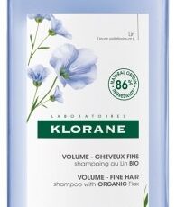 Klorane Volume - Cheveux Fins Shampoing au Lin Bio 400 ml