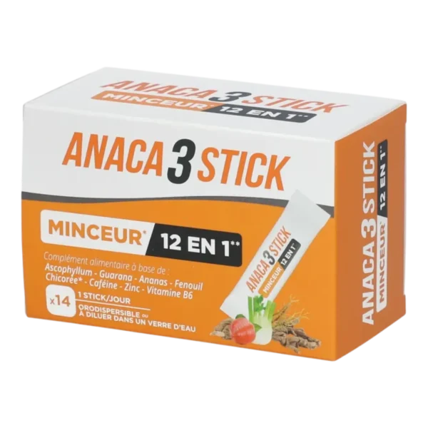 Anaca3 Stick minceur 12 en 1 - 14 sticks