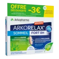 Arkorelax sommeil fort 8 heures 15 comprimés