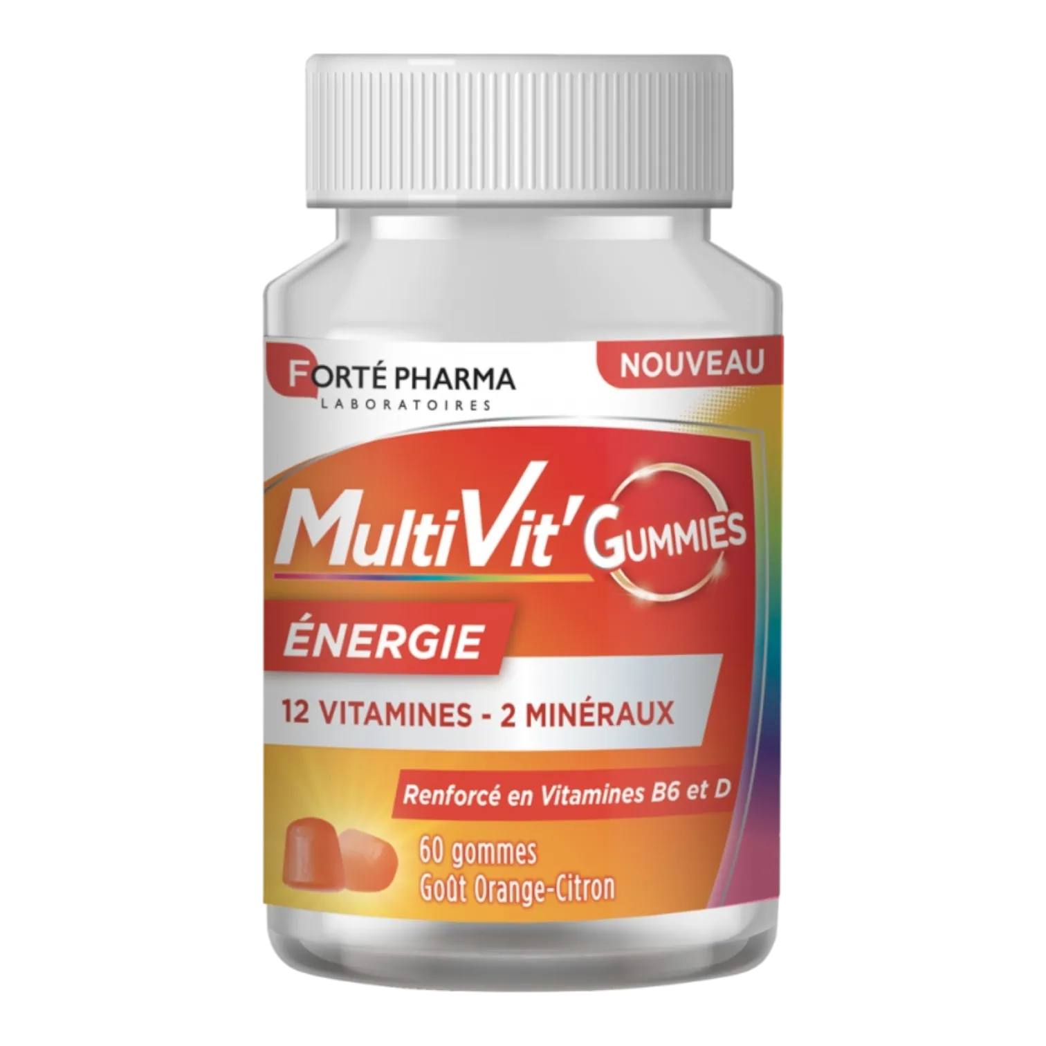 Forté Pharma Multivit Énergie 60 Gummies Forté Pharma Multivit Énergie 60 Gummies