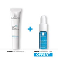 La Roche-Posay Hyalu B5 Yeux Soin Anti-Rides Réparateur Repulpant 15 ml + Sérum Concentré 10 ml Offert-01
