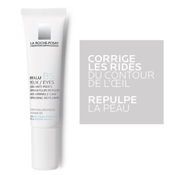 La Roche-Posay Hyalu B5 Yeux Soin Anti-Rides Réparateur Repulpant 15 ml + Sérum Concentré 10 ml Offert-02