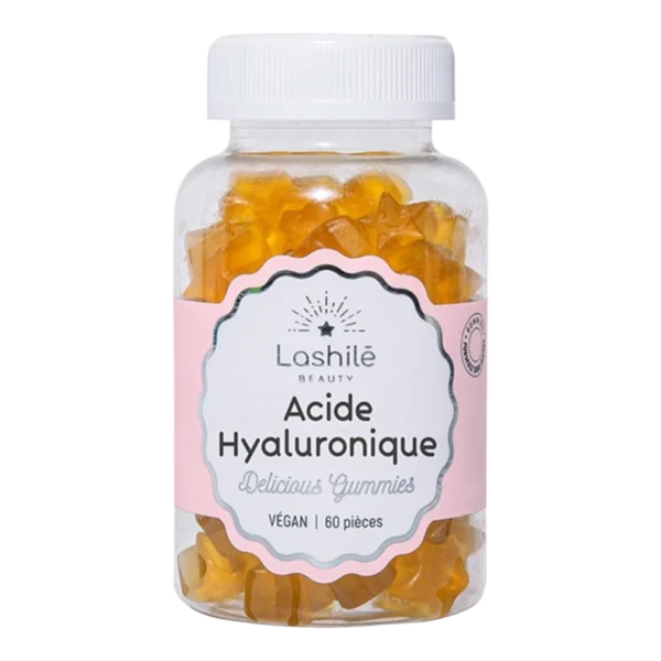 Lashile Beauty Acide Hyaluronique Gummies Anti-Âge 60 Gummies