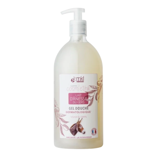 MKL Green Nature Cosm'Ethik Gel Douche Surgras Lait d'Ânesse Bio des Pyrénées