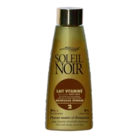Soleil Noir Lait Vitaminé Ip 2 Bronzage Intense 150 ml