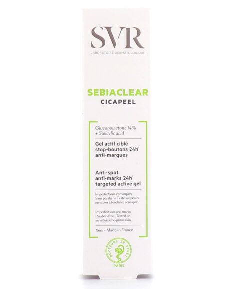 SVR - SEBIACLEAR CICAPEEL GEL ACTIF - 15 ML