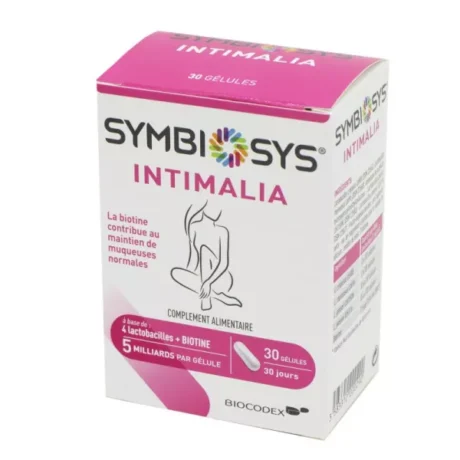 3583310000290-symbiosys-intimalia-30-gelules-flore-et-muqueuses-vaginales-4-lactobacilles-biotine