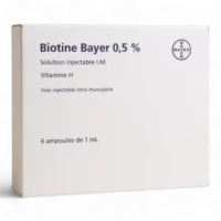 Bayer Biotine 0,5% Solution Injectable 6 Ampoules