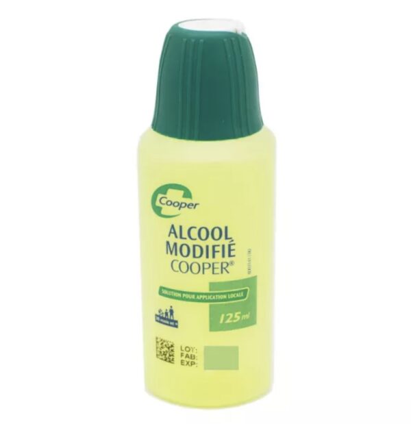 Cooper Alcool Modifié 70 degrés 125ml - Antisepsie Efficace et Sécurisée