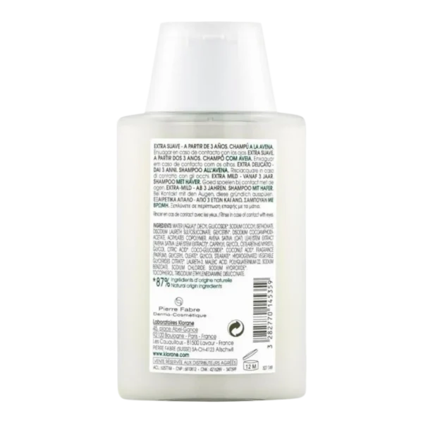 Klorane Extra-Doux Tous Types de Cheveux Shampoing