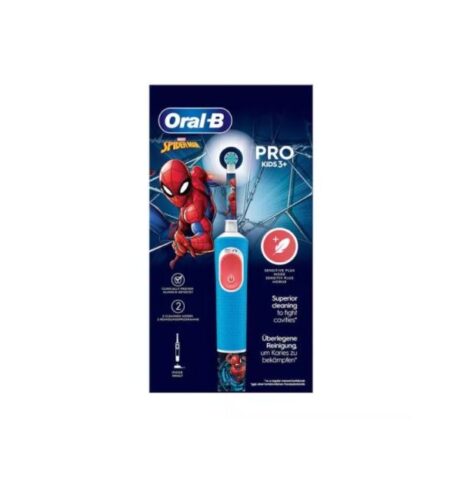 Oral-B Pro Kids 3+ Brosse à Dents Électrique Spider-Man Enfant