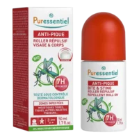 Puressentiel Anti-Pique Roller Répulsif Visage & Corps 50 ml
