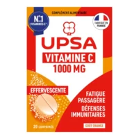 UPSA Vitalité Vitamine C 1000 mg 20 Comprimés Effervescents
