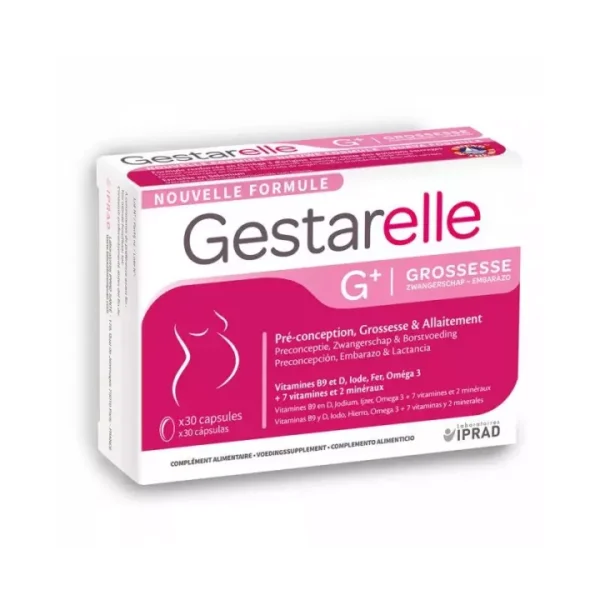 Laboratoires IPRAD Gestarelle G+ Grossesse 30 Capsules