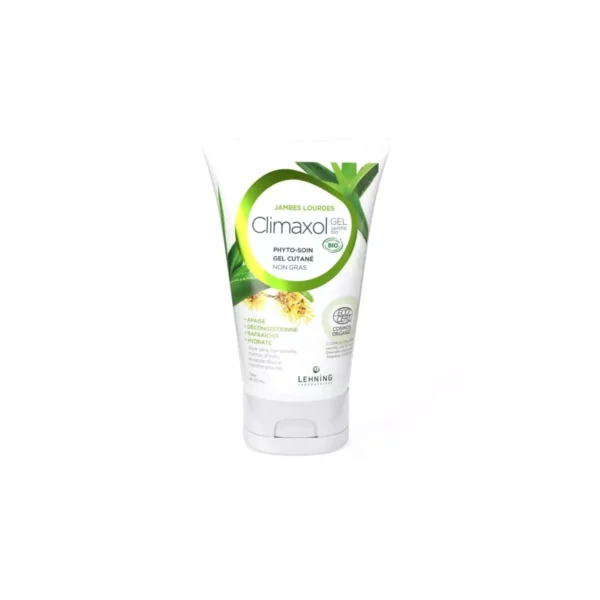 Tube de Lehning Climaxol Gel Bio 125ml pour la circulation veineuse