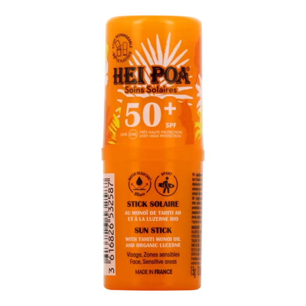 Hei Poa Stick Solaire Visage SPF50 - 15G