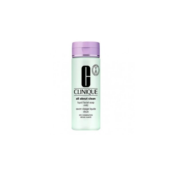 Clinique Savon Visage Liquide Doux Peau Sèche à Mixte 200 ml