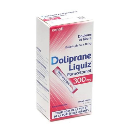 Doliprane liquiz 300mg 12 sticks