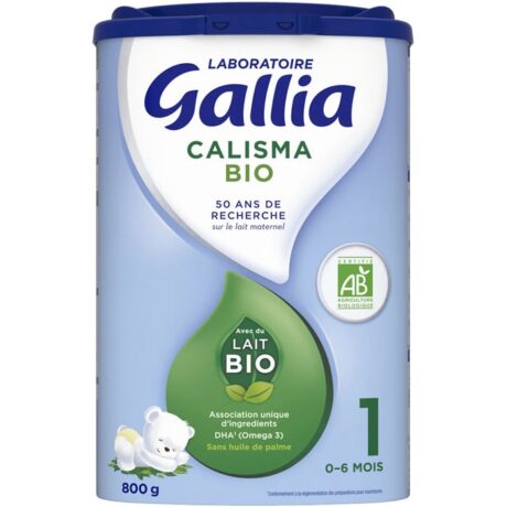 Gallia Calisma 1er Âge 0-6 Mois Bio 800 g