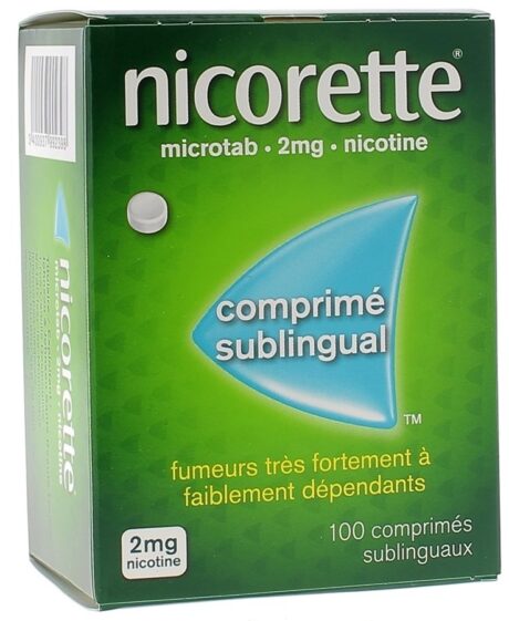 Nicorette Microtab 2mg 100 compriméq sublinguaux