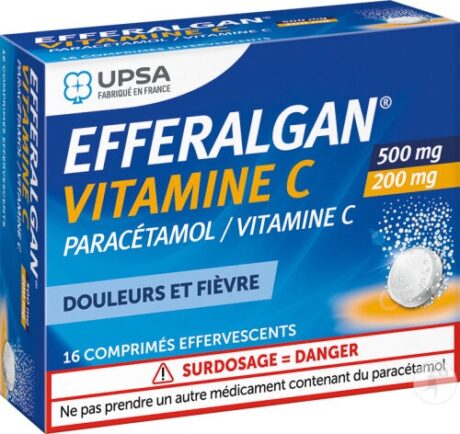 Efferalganvitamine C 500mg/200mg 16 Comprimés Effervescents