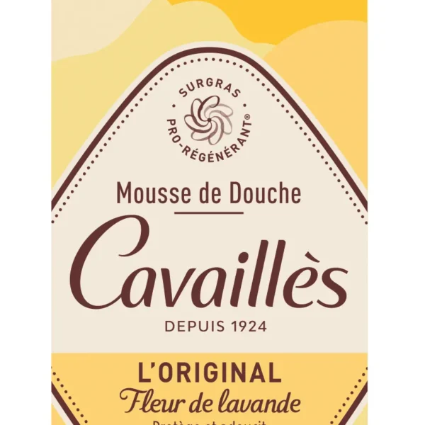 Roge Cavailles Mousse de Douche Fleur de Lavande l'Original - Peaux Sensibles, 200ml