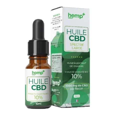 Hemp+ Huile CBD Broad Spectrum "CHANVRE"