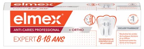 Elmex Dentifrice Anti-Caries Professional Expert 8-18 ans - 75 ml