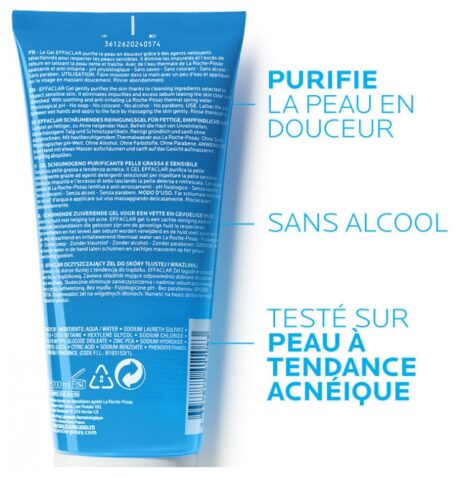 La Roche-Posay Effaclar Gel Moussant Purifiant 200ml2