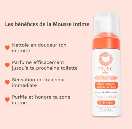 Musc Intime Mousse Intime Hot Peach Délicate La Charmeuse 150ml1