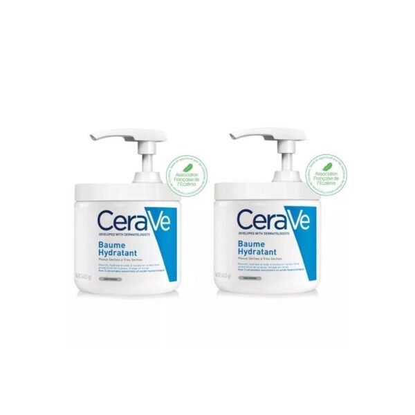 CeraVe Baume Hydratant Visage et Corps Lot 2x454g Ultra-Hydratant