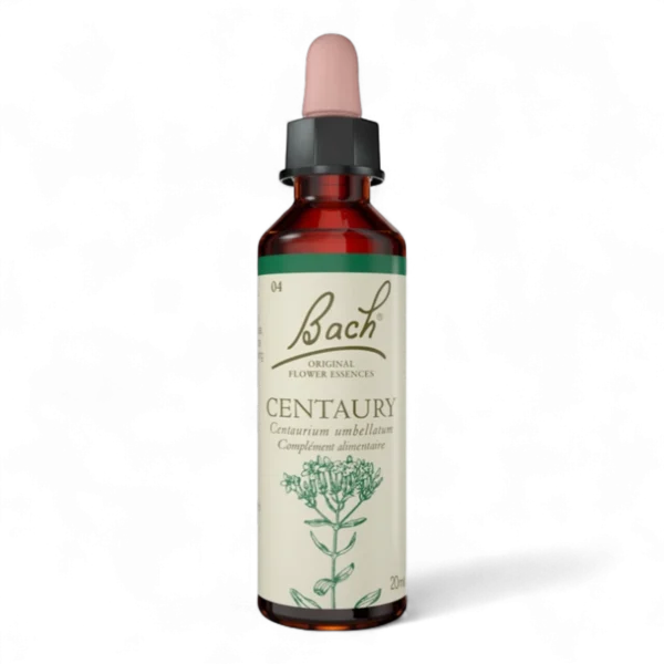 Fleur de Bach Bach Original - Fleur de Bach n°4 Centaury (Centaurée) - 20ml - Élixir floral original du Dr Bach